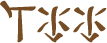Glyph of the word 'iala'ala'.