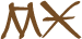 Glyph of the word 'kiwi'.