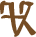 Glyph of the word 'leke'.