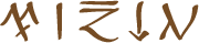 Glyph of the word 'nekamelaye'.