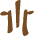 Glyph of the word 'nukoa'.