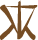 Glyph of the word 'nuku'.