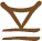 Glyph of the word 'ova'.