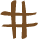 Glyph of the word 'tape'.